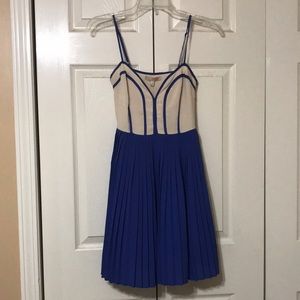 GB mini dress. Blue and white. Size XS. NWT!